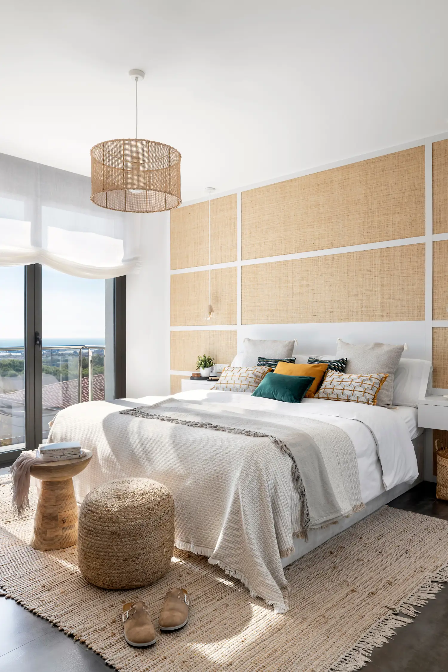 chambre décoration naturelle appartement 39m2