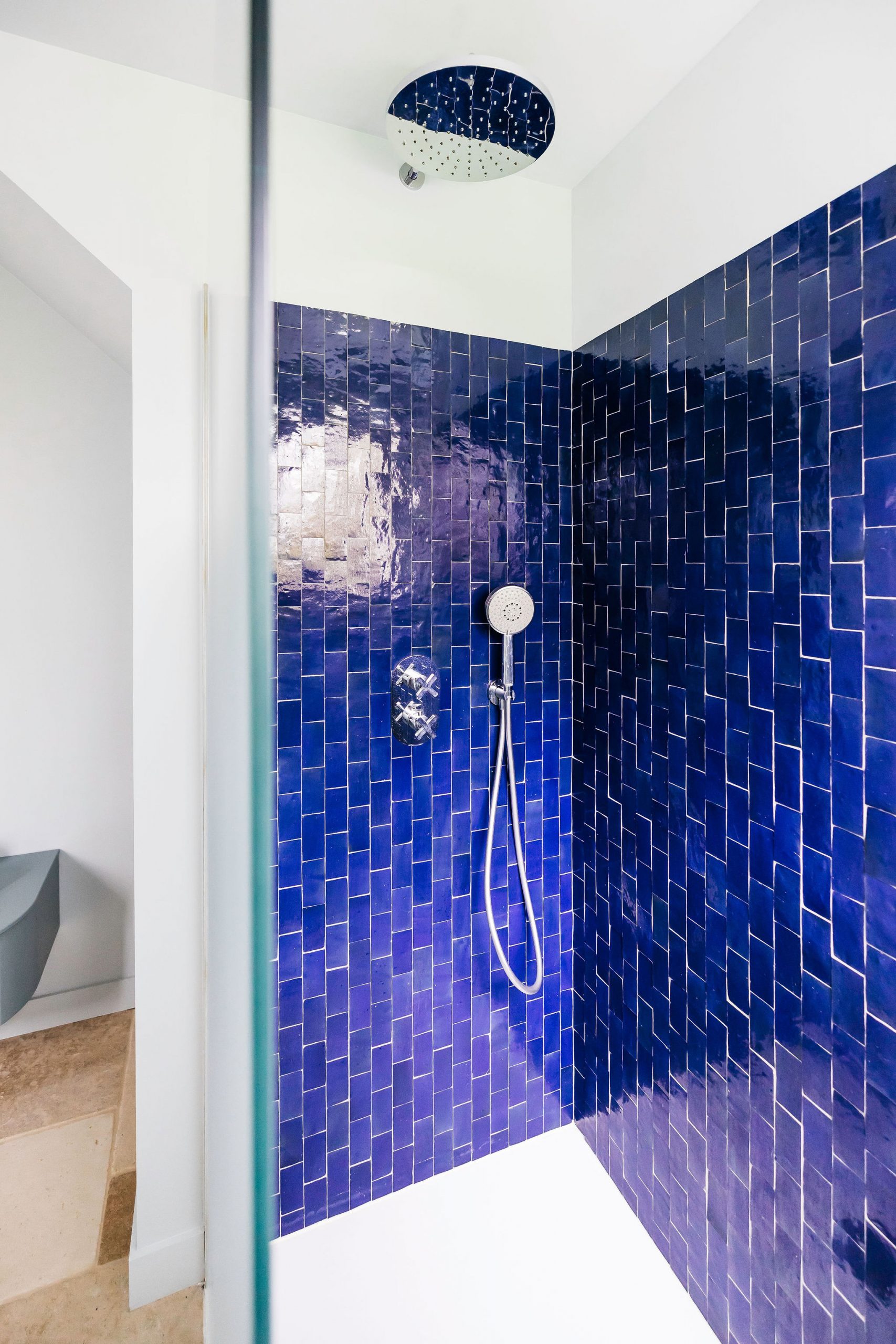 douche zelliges bleues douche zelliges bleues
