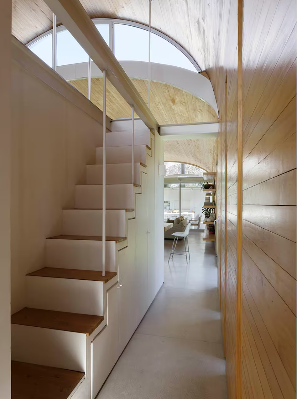 escalier plafond cintré en bois maison architecte escalier plafond cintré en bois maison architecte