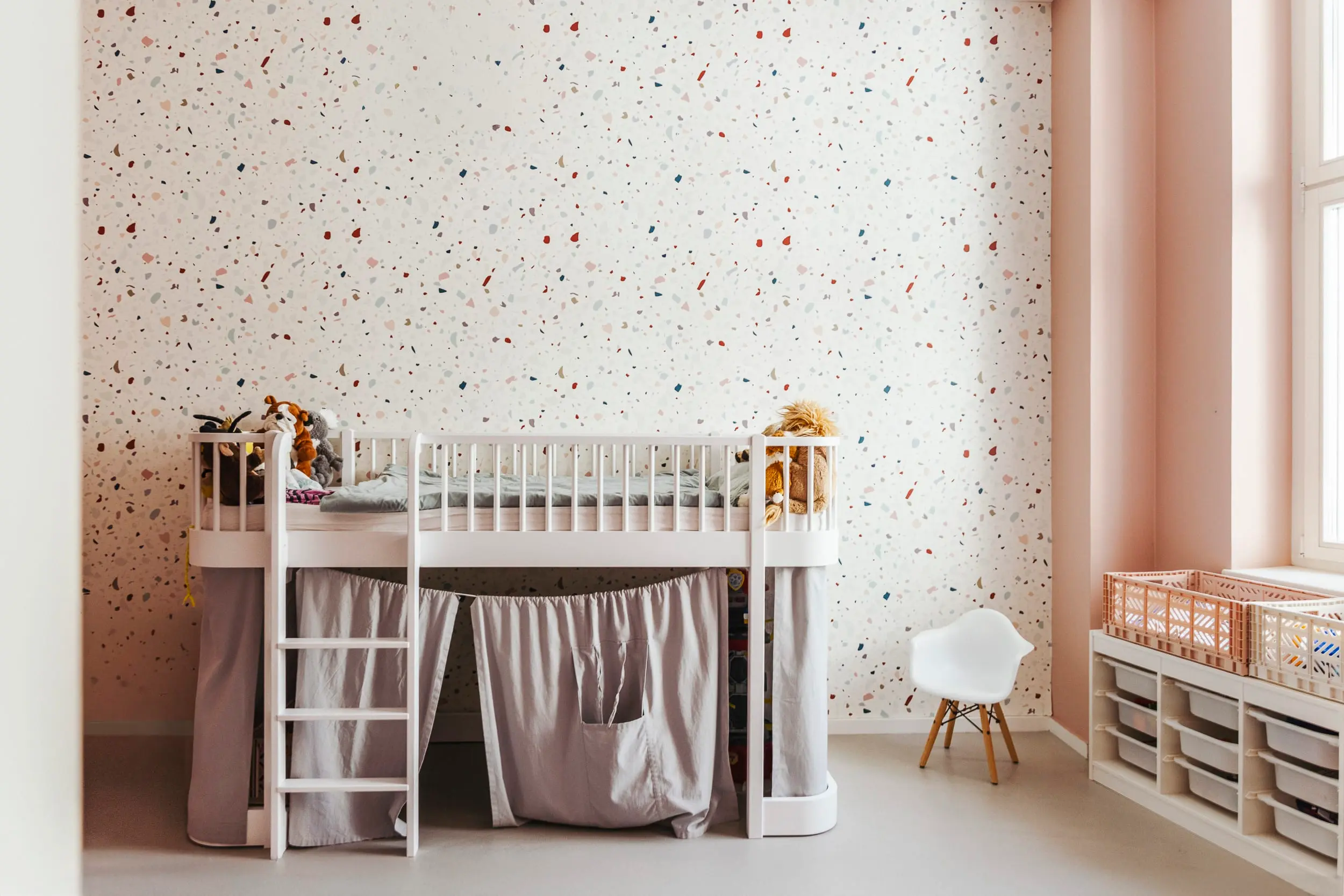 chambre d'enfant rose