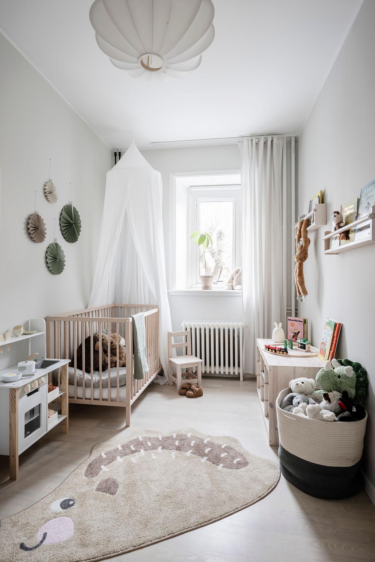 chambre enant design scandinave appartement de 91m2