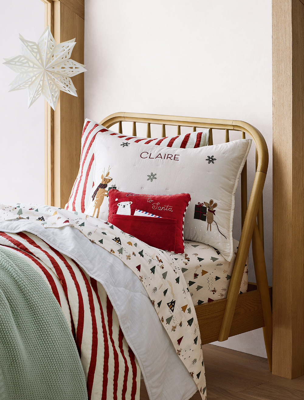 chambre enfant décoration Noël Crate & Barrel chambre enfant décoration Noël Crate & Barrel