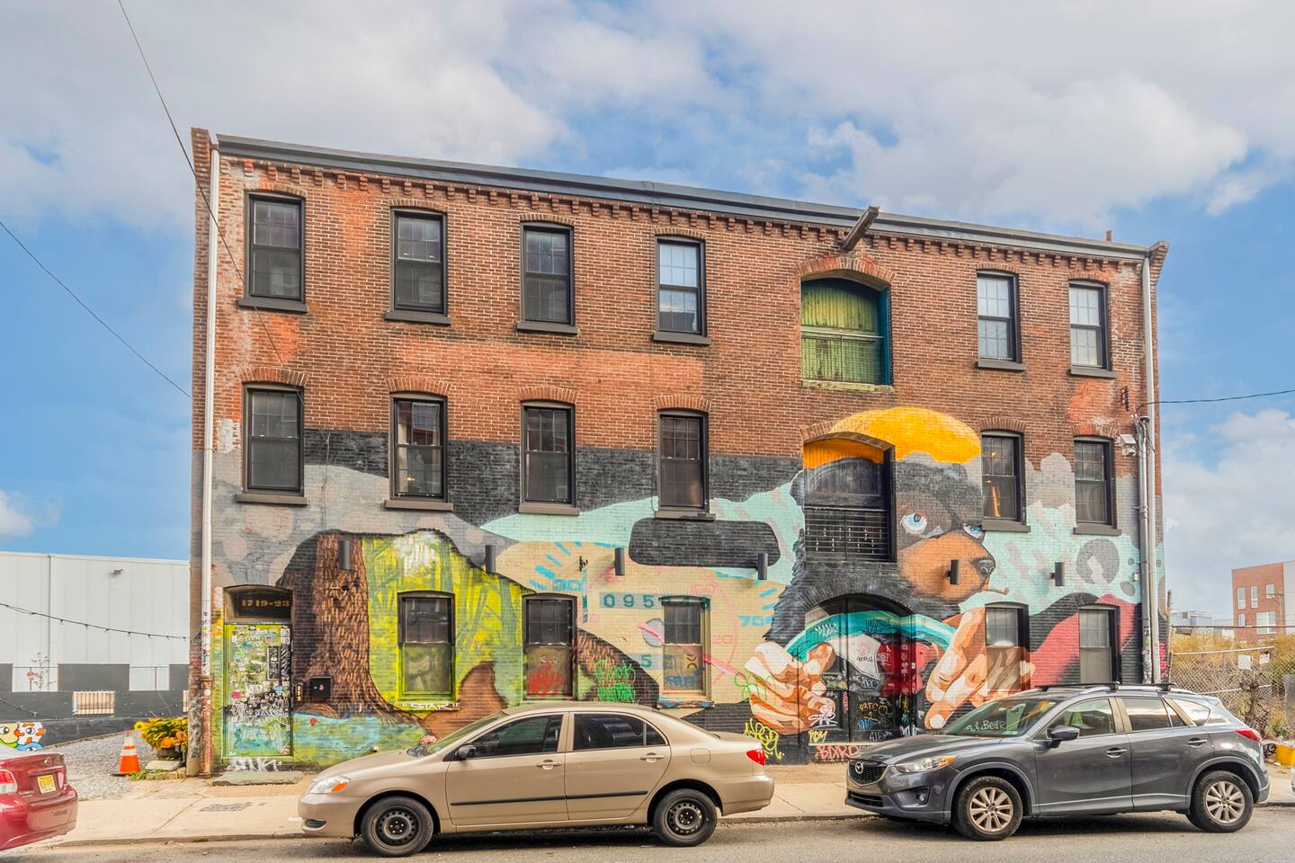 bâtiment Street Art Philly Famous Phildelphie bâtiment Street Art Philly Famous Phildelphie