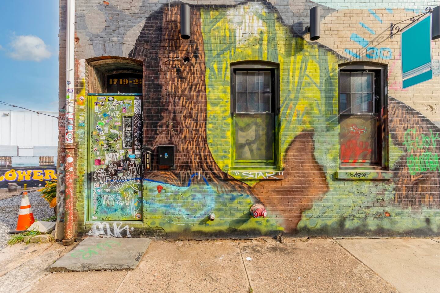 bâtiment Street Art Philly Famous Phildelphie bâtiment Street Art Philly Famous Phildelphie