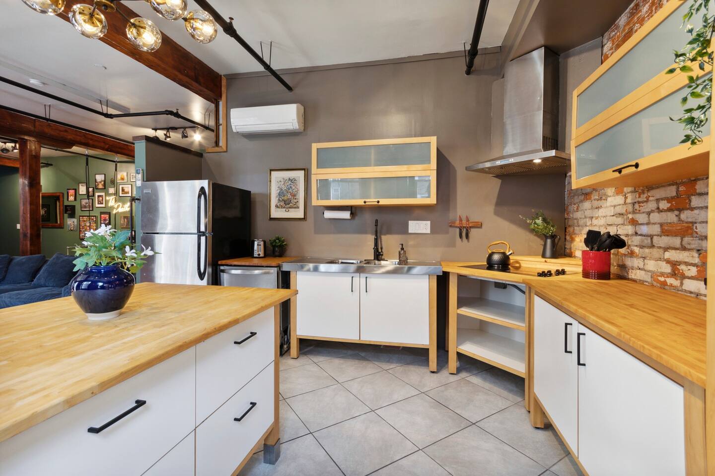 cuisine appartement original type loft décoration contemporaine cuisine appartement original type loft décoration contemporaine