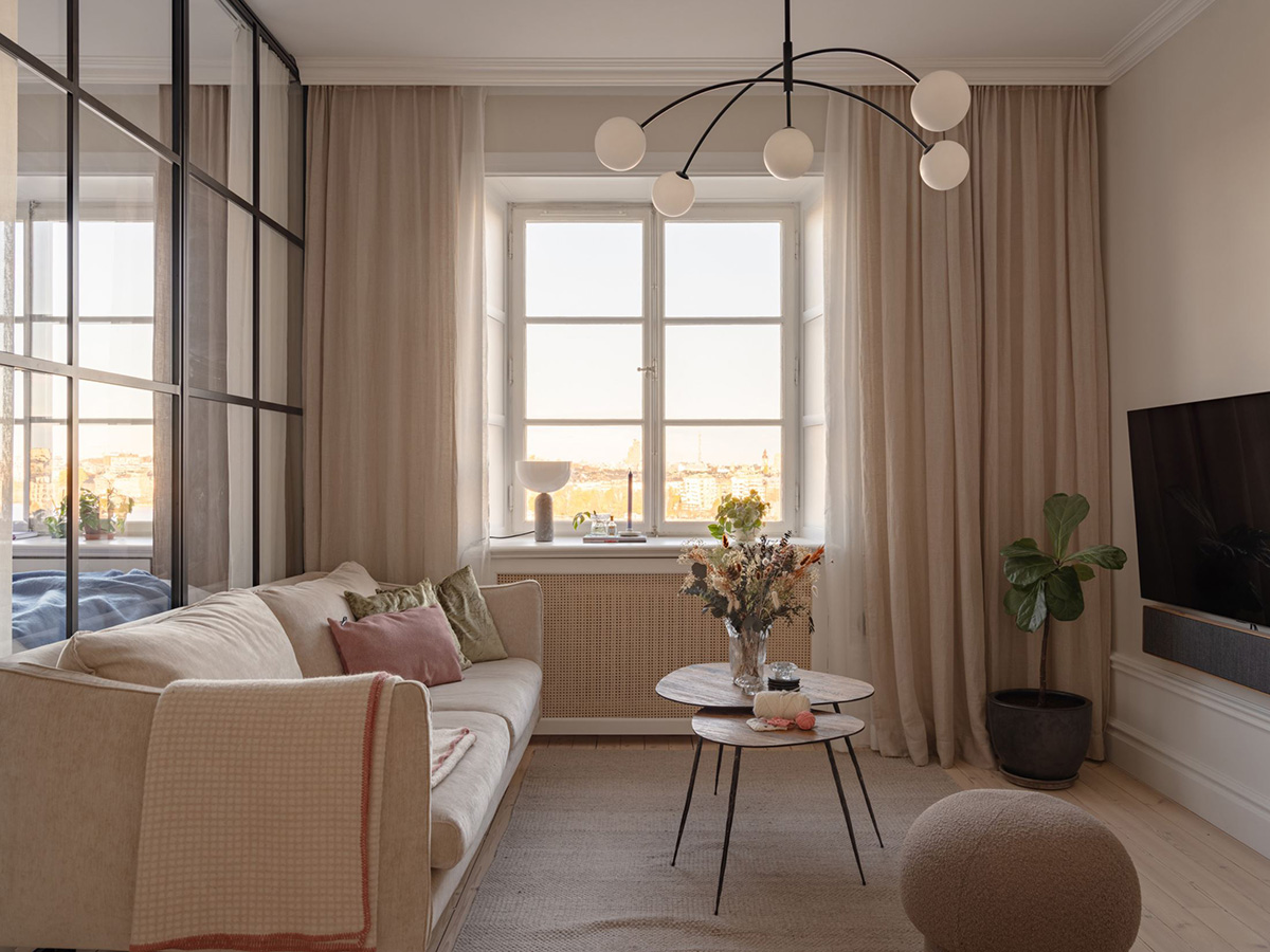 studio 36m2 avec verrière pour chambre séparée studio 36m2 avec verrière pour chambre séparée