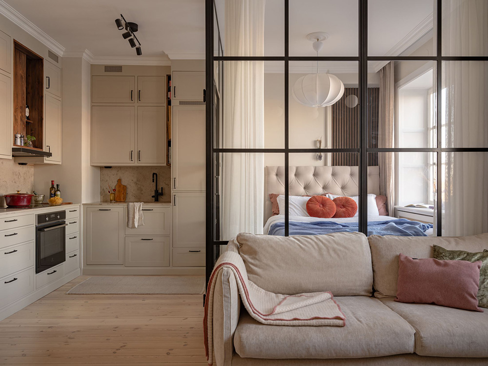 cuisine studio 36m2 avec verrière pour chambre séparée cuisine studio 36m2 avec verrière pour chambre séparée