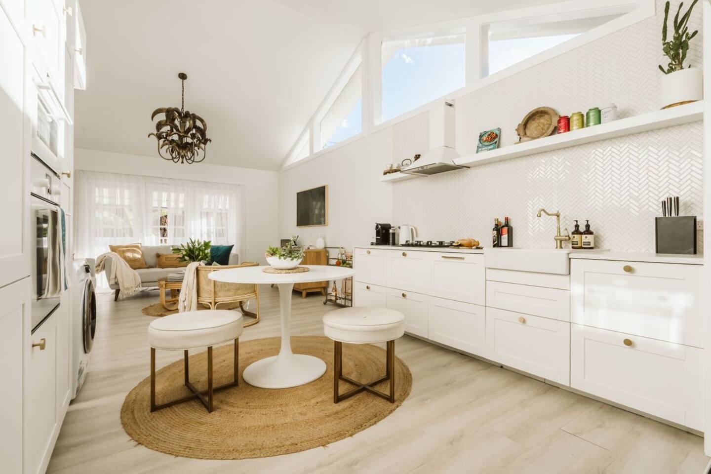 cuisine et salon décoration contemporaine maison de plage cuisine et salon décoration contemporaine maison de plage