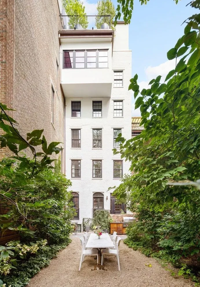 jardin maison de ville New York jardin maison de ville New York