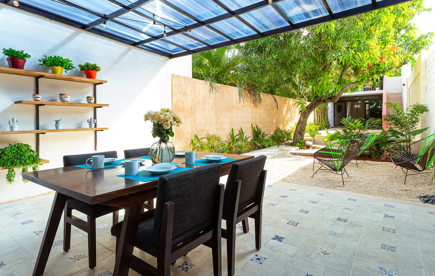 jardin maison de ville Merida Mexique Casa Manguito jardin maison de ville Merida Mexique Casa Manguito