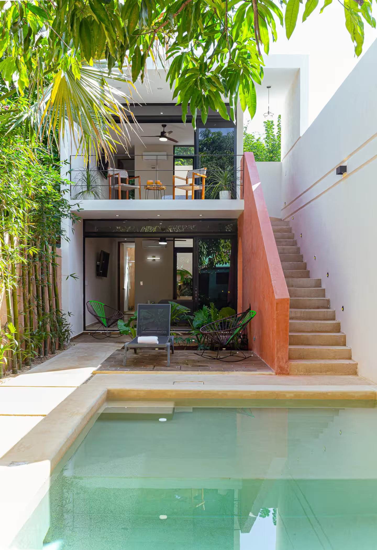 jardin avec piscine maison de ville Merida Mexique Casa Manguito jardin avec piscine maison de ville Merida Mexique Casa Manguito