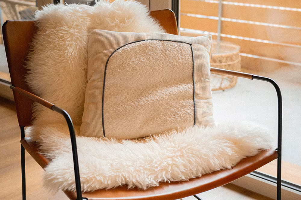 fauteuil cuir et métal