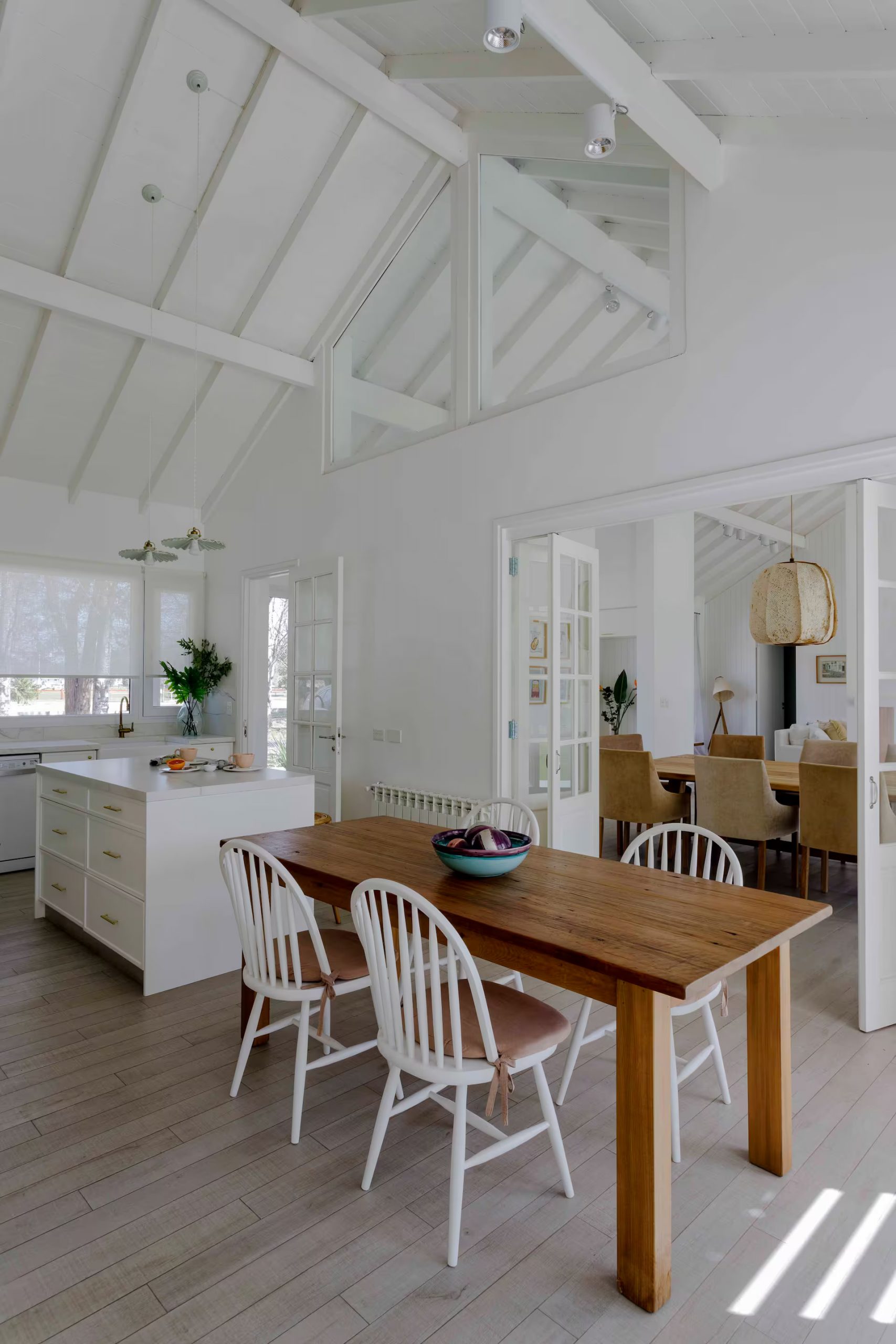 cuisine double hauteur décoration contemporaine