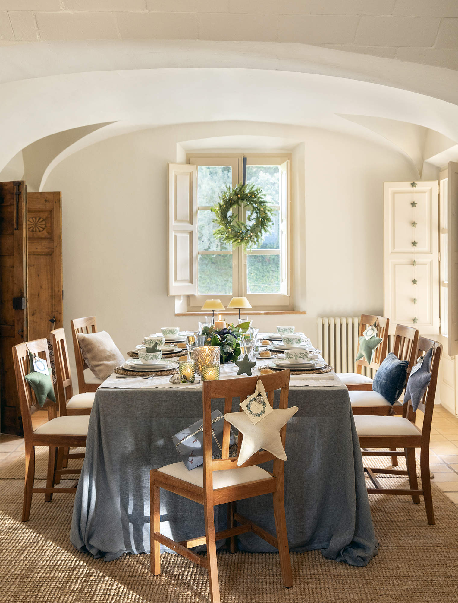 salle à manger avec décoration Noël salle à manger avec décoration Noël