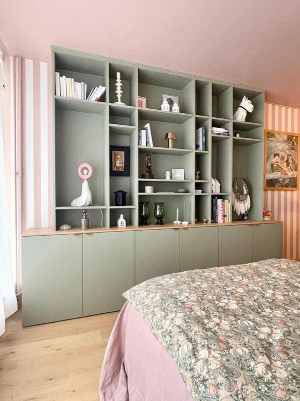 chambre rose et verte rénovation par Happy Pog photo Billie Blanket chambre rose et verte rénovation par Happy Pog photo Billie Blanket