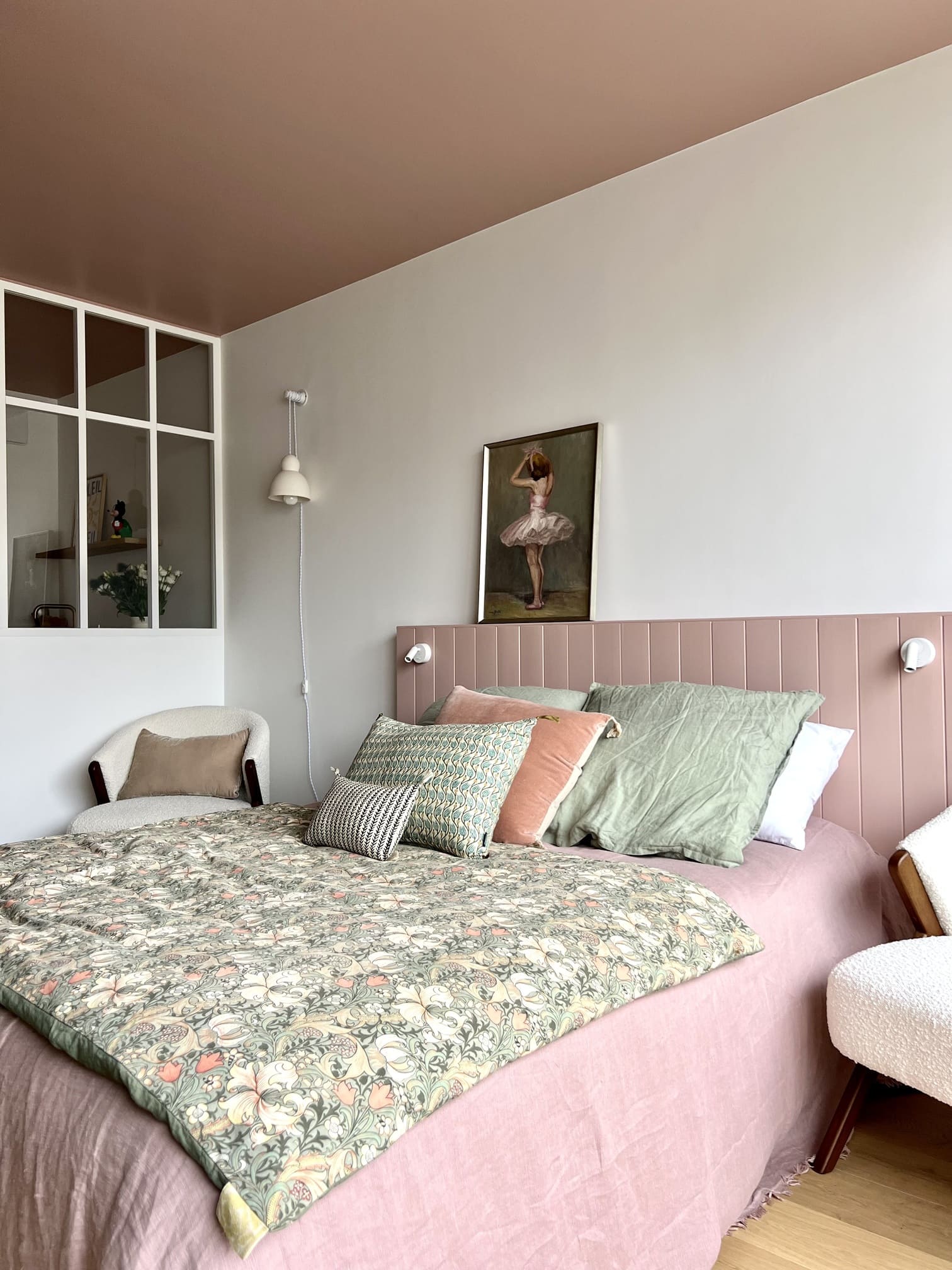 chambre rose et verte rénovation par Happy Pog photo Billie Blanket chambre rose et verte rénovation par Happy Pog photo Billie Blanket