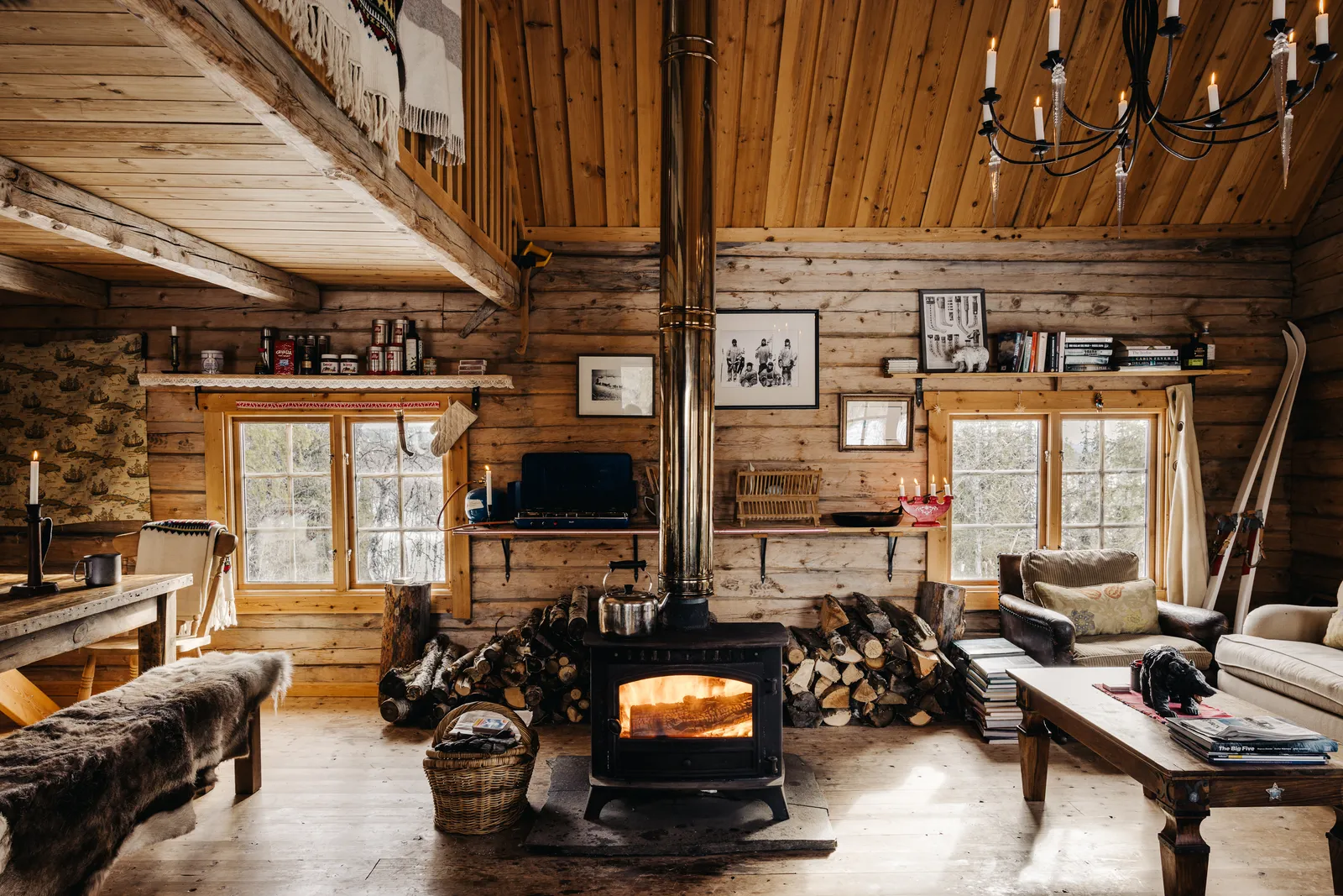 maison en bois Laponie décoration rustique maison en bois Laponie décoration rustique