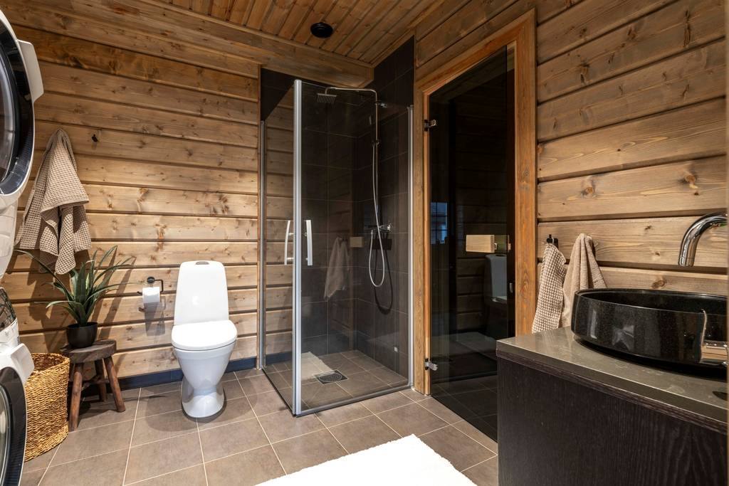 salle de bain chalet de 102m2 intérieur bois salle de bain chalet de 102m2 intérieur bois