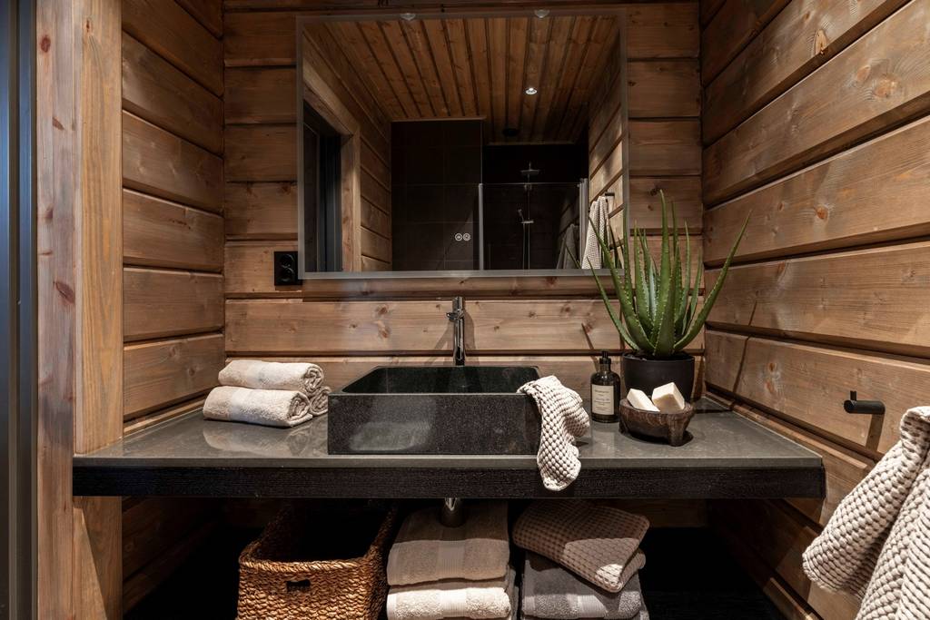 salle de bain chalet de 102m2 intérieur bois salle de bain chalet de 102m2 intérieur bois