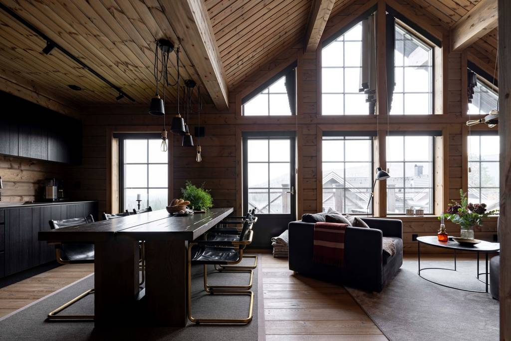 salon chalet de 102m2 intérieur bois salon chalet de 102m2 intérieur bois