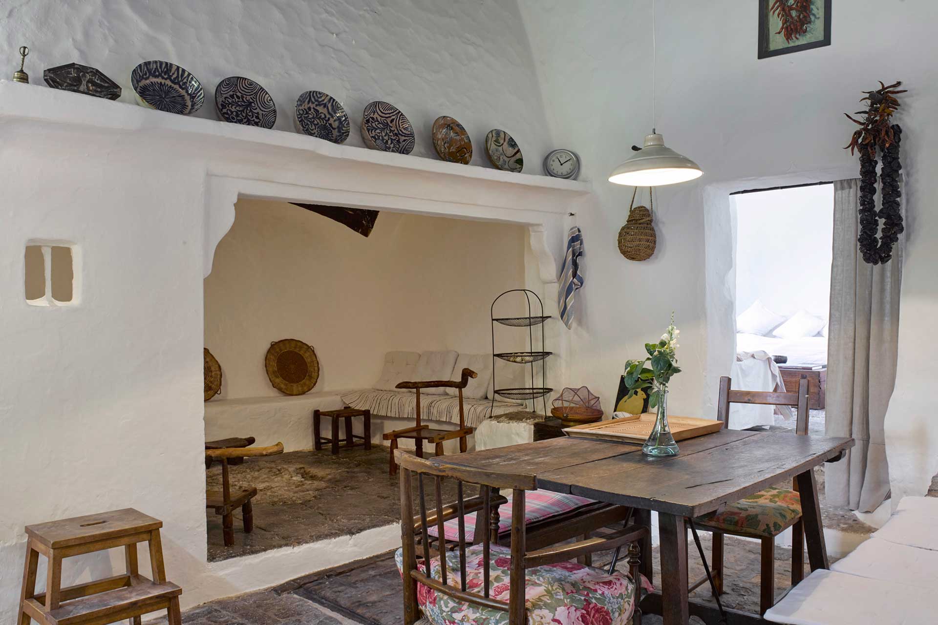 cuisine avec cheminée maison Majorque San Rullan cuisine avec cheminée maison Majorque San Rullan