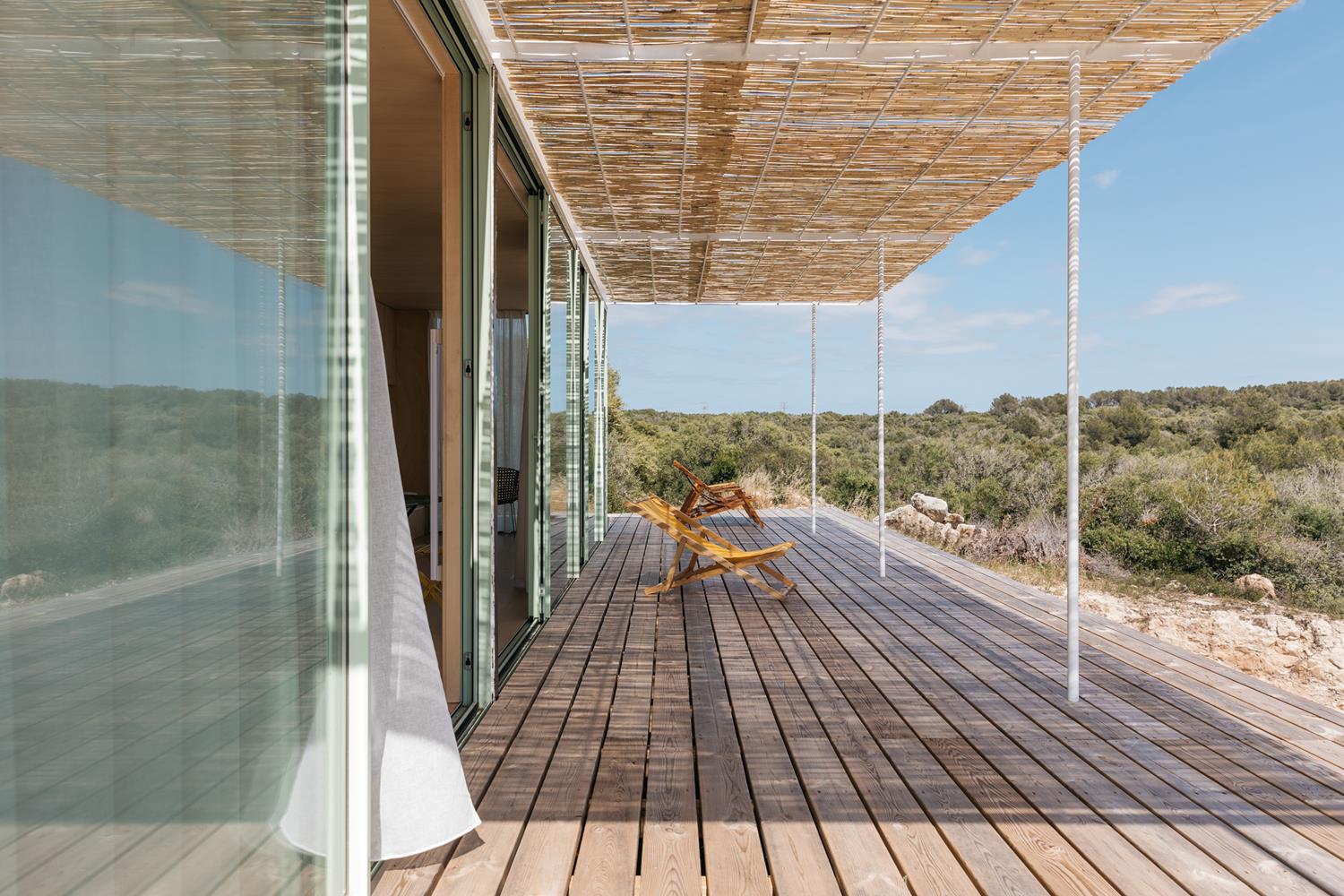 Tiny Living® terrasse petite maison préfabriquée 59m2