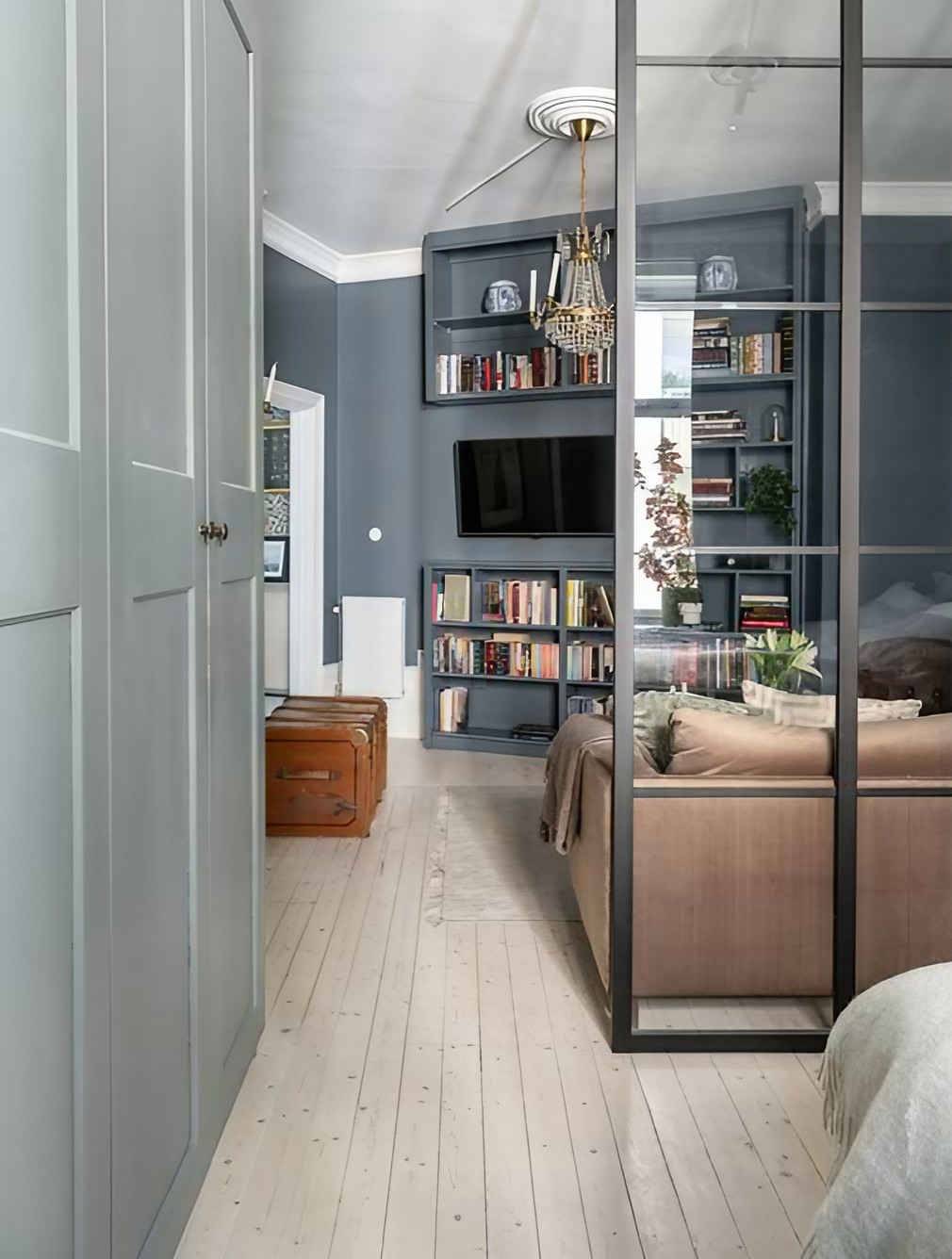 espace chambre avec verrière studio 43m2 espace chambre avec verrière studio 43m2
