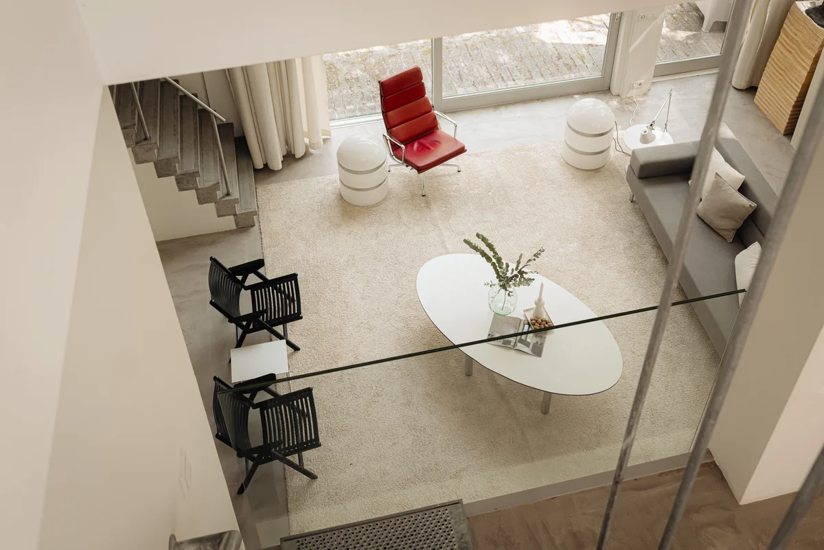 salon décoration design maison architecte béton semi-enterrée salon décoration design maison architecte béton semi-enterrée