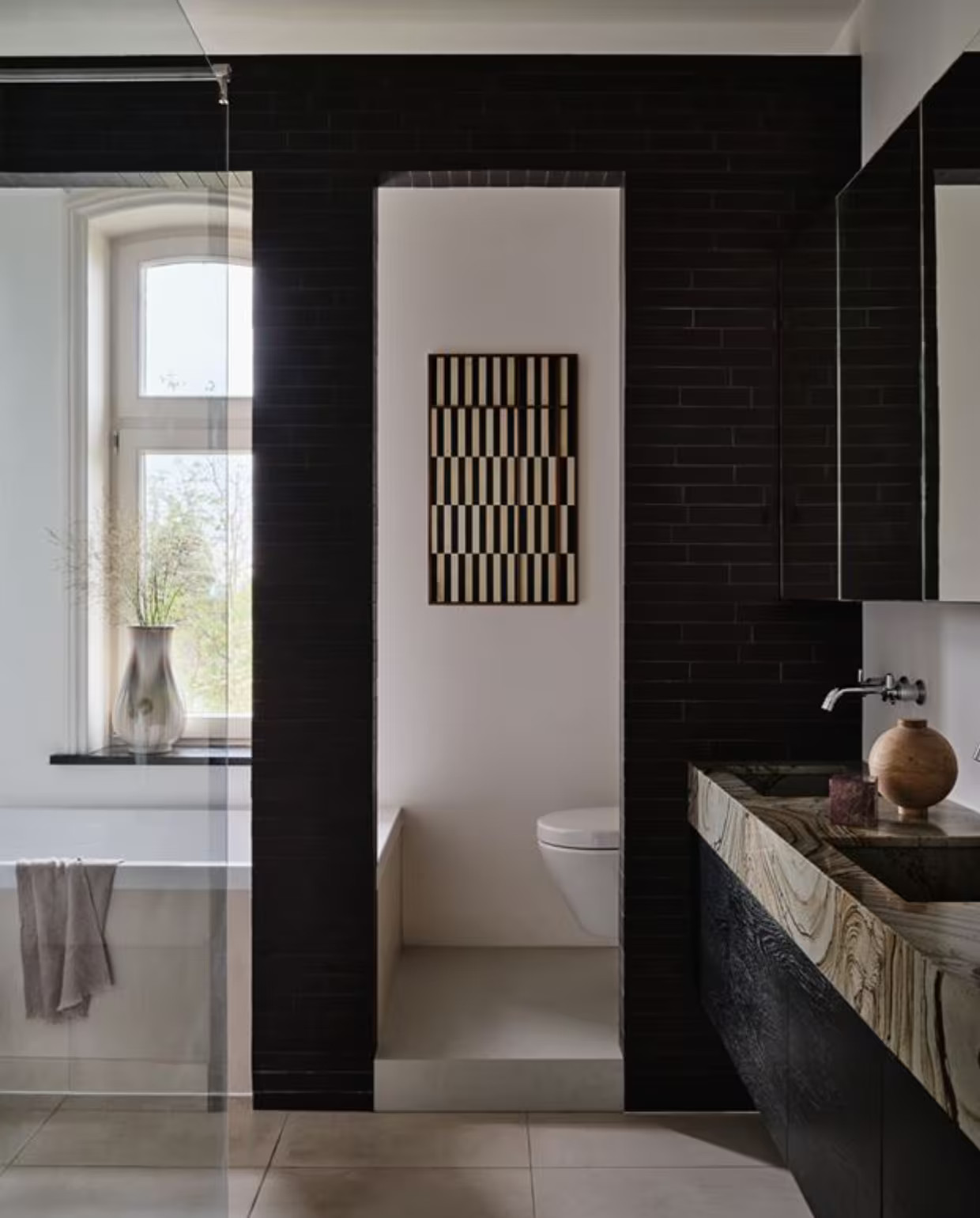 salle de bain design marbre blanche et noire salle de bain design marbre blanche et noire