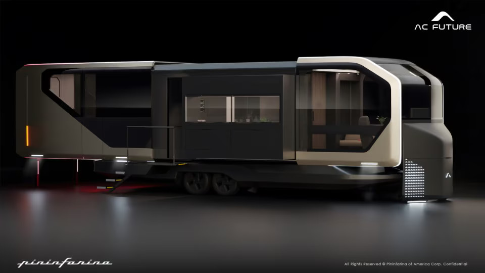 tiny house 37m2 design et extensible par AC Future et Pininfarina tiny house 37m2 design et extensible par AC Future et Pininfarina