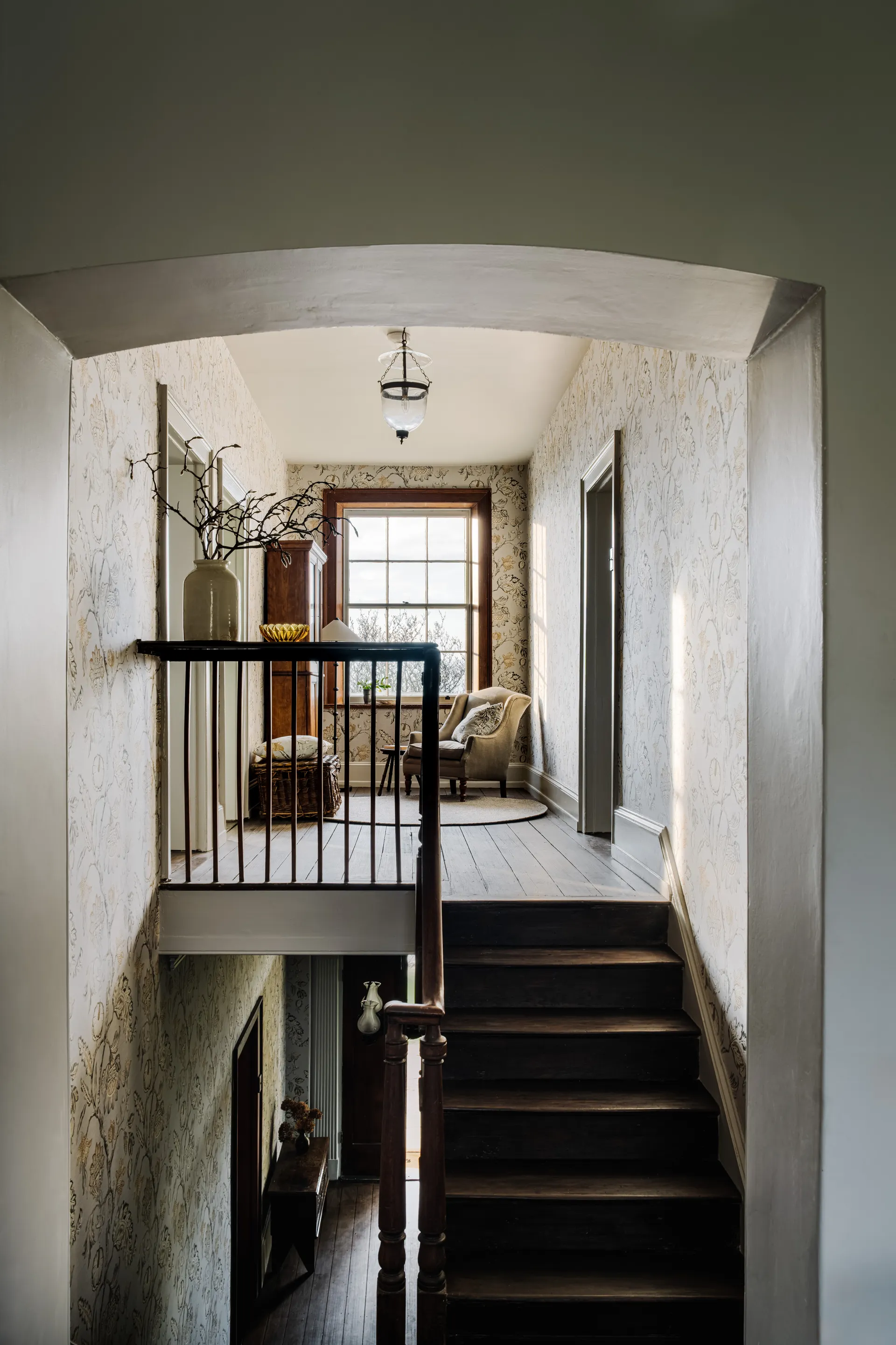 escalier maison ancienne rénovée Beulah House Tasmanie escalier maison ancienne rénovée Beulah House Tasmanie