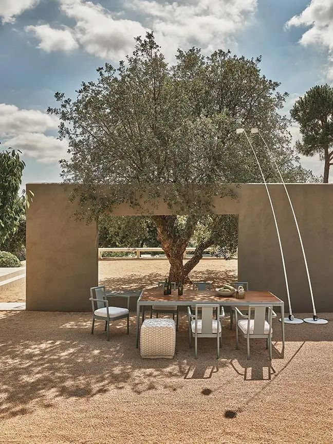 jardin mobilier Flexform maison en pierres contemporaine jardin mobilier Flexform maison en pierres contemporaine