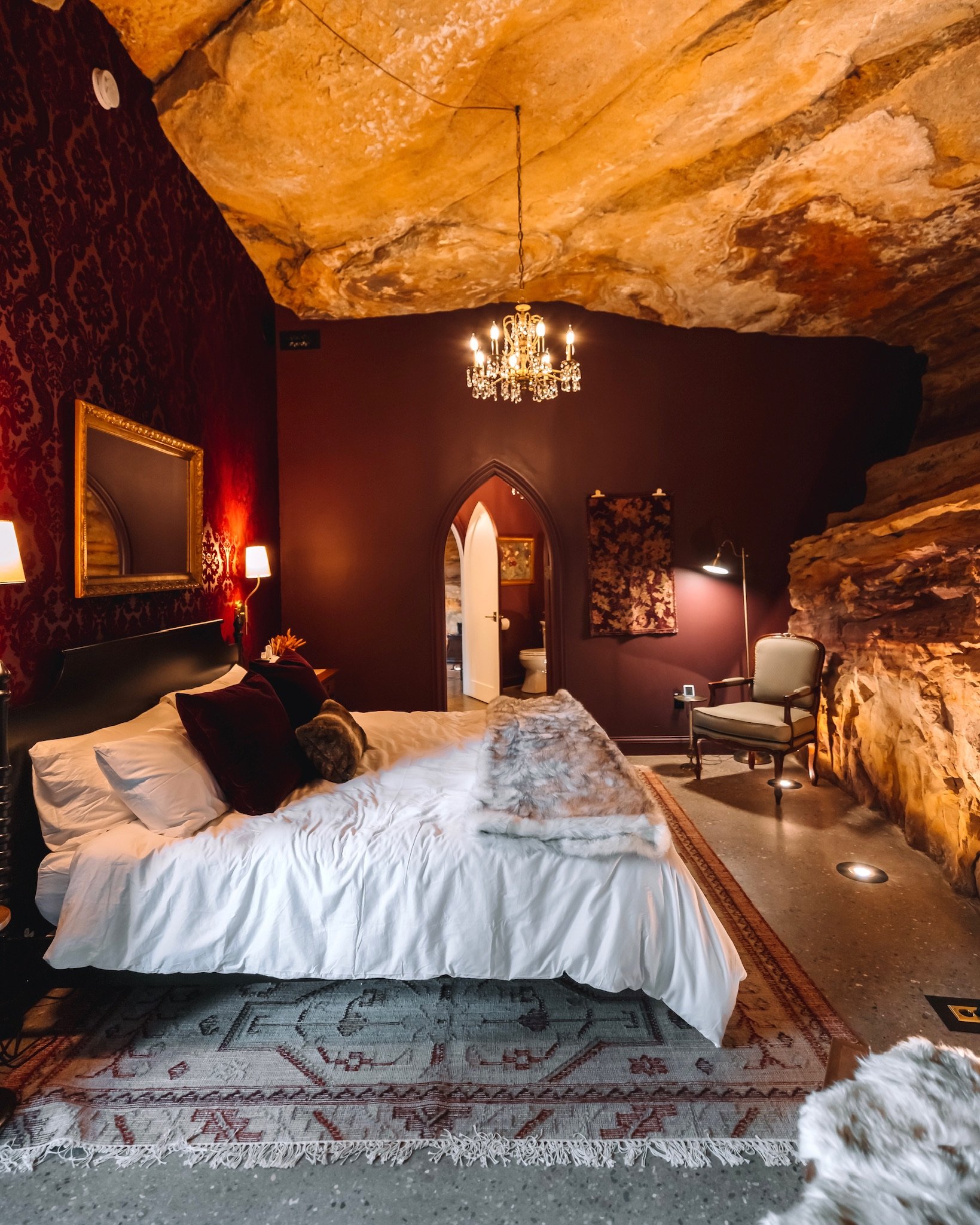 chambre The Cave Hocking Hills chambre The Cave Hocking Hills