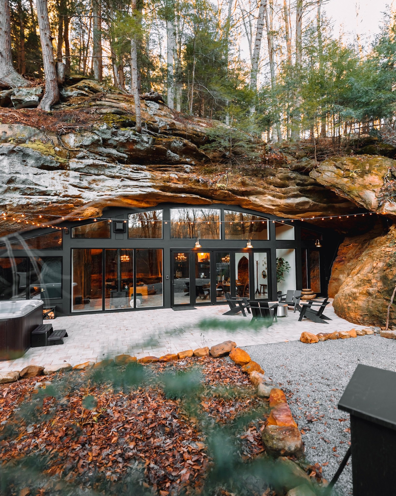 maison troglodyte The Cave Hocking Hills maison troglodyte The Cave Hocking Hills