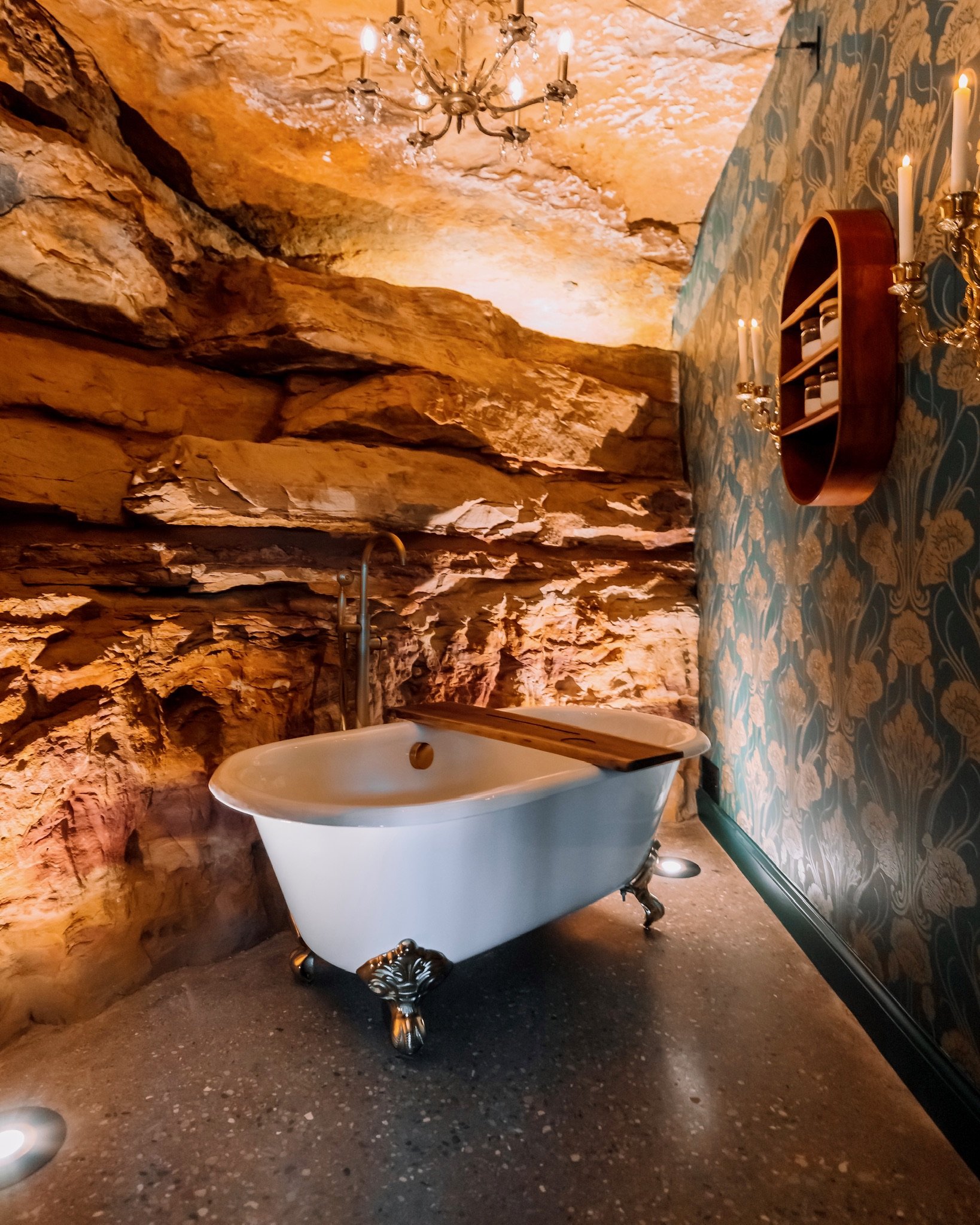 salle de bain The Cave Hocking Hills salle de bain The Cave Hocking Hills