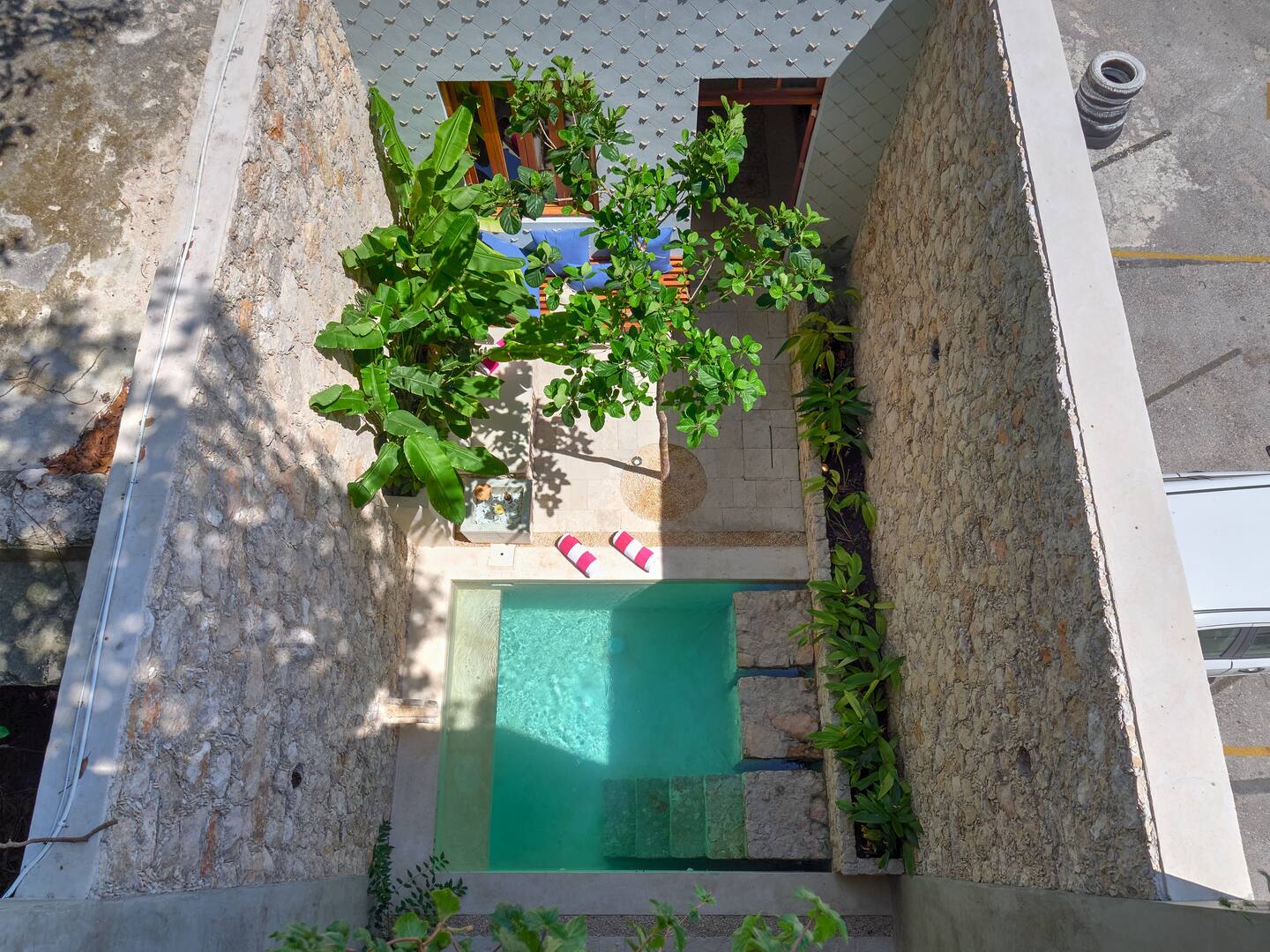 jardin Casa El Nido Santa Lucia