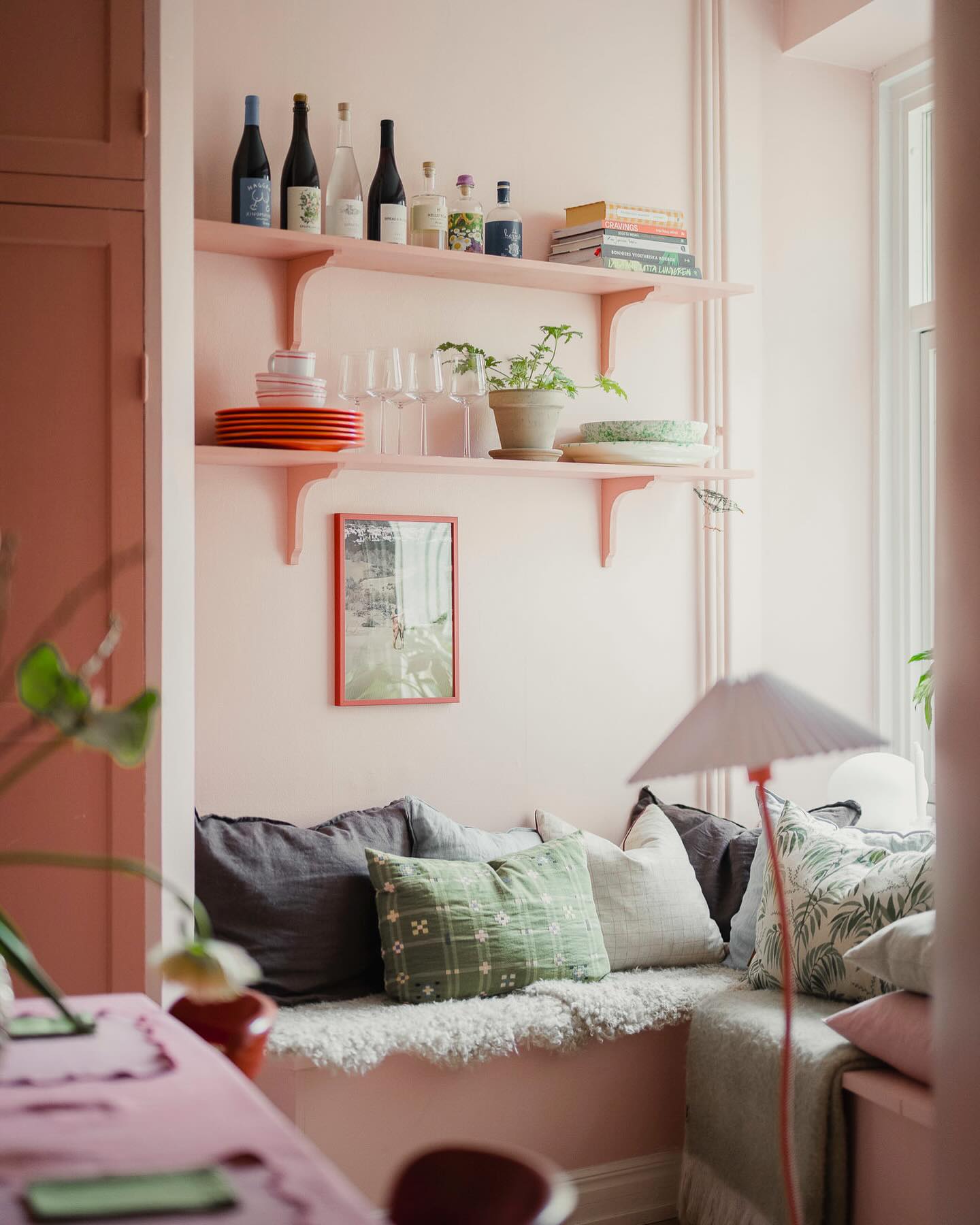 cuisine rose appartement 72m2 décoration scandinave cuisine rose appartement 72m2 décoration scandinave