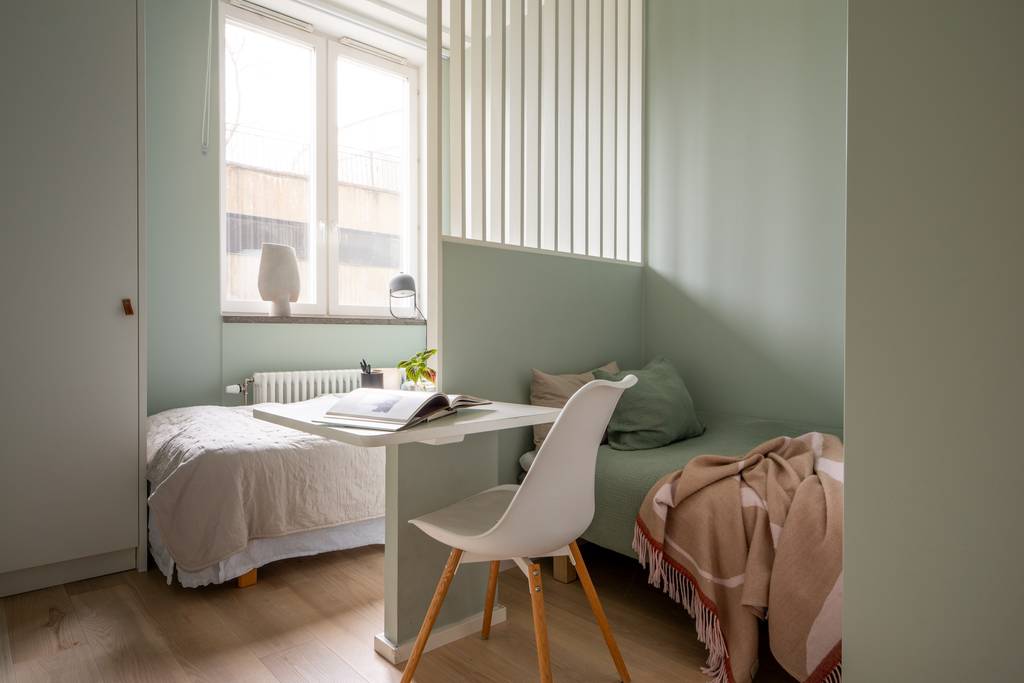 chambre à deux lits