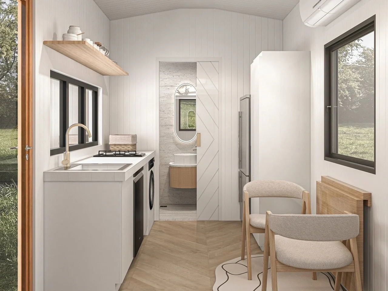 cuisine tiny house 16m2 Havenn Vesta cuisine tiny house 16m2 Havenn Vesta