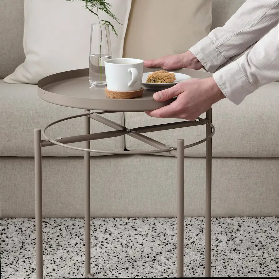 table d'appoint métal