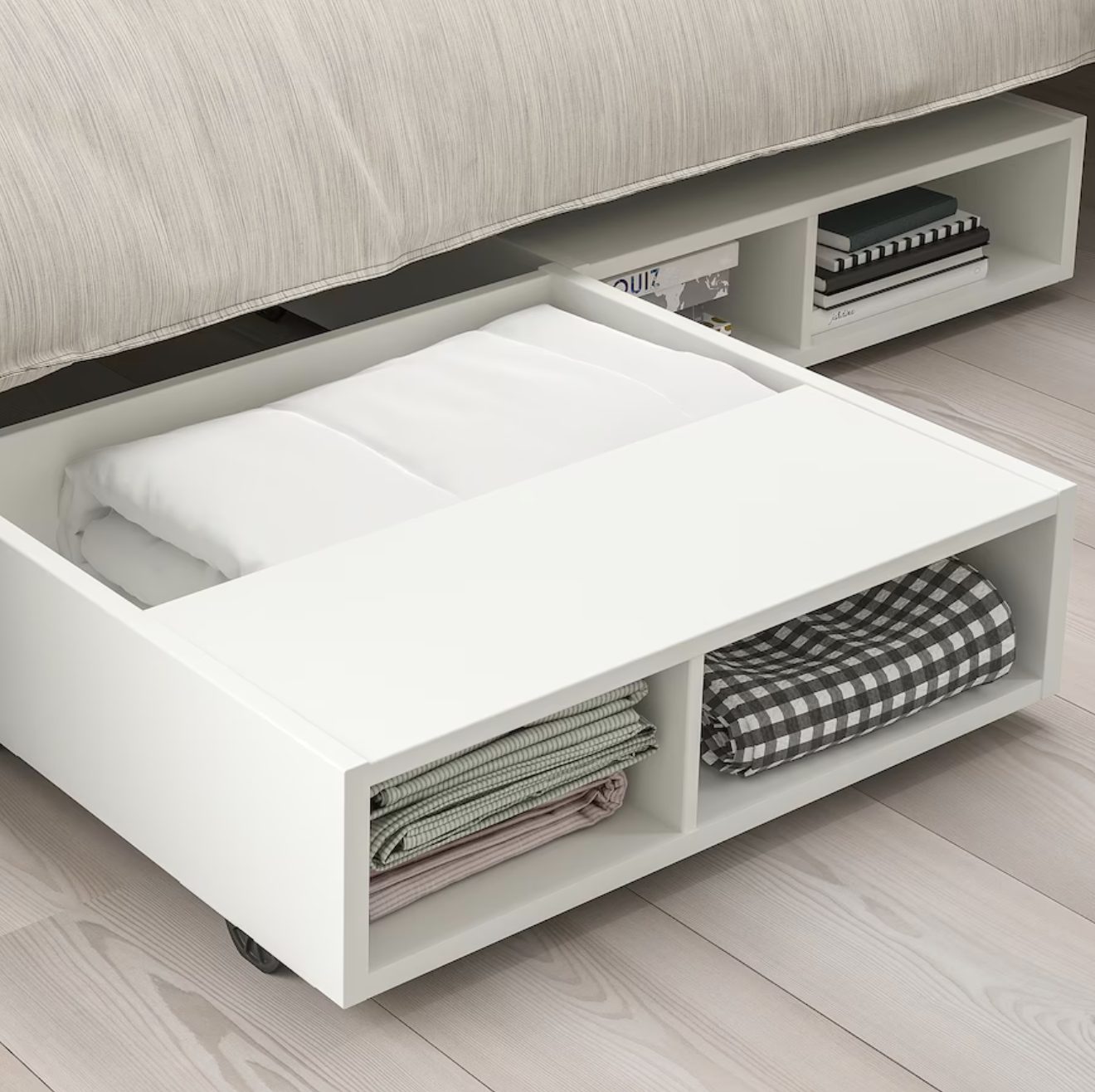 tiroirs pour lit adulte IKEA catalogue 2025