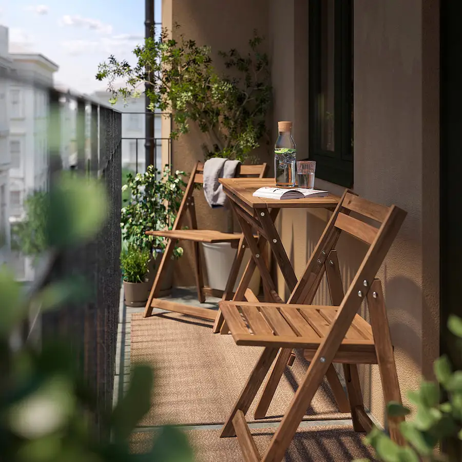 aménagement petit balcon par IKEA aménagement petit balcon par IKEA