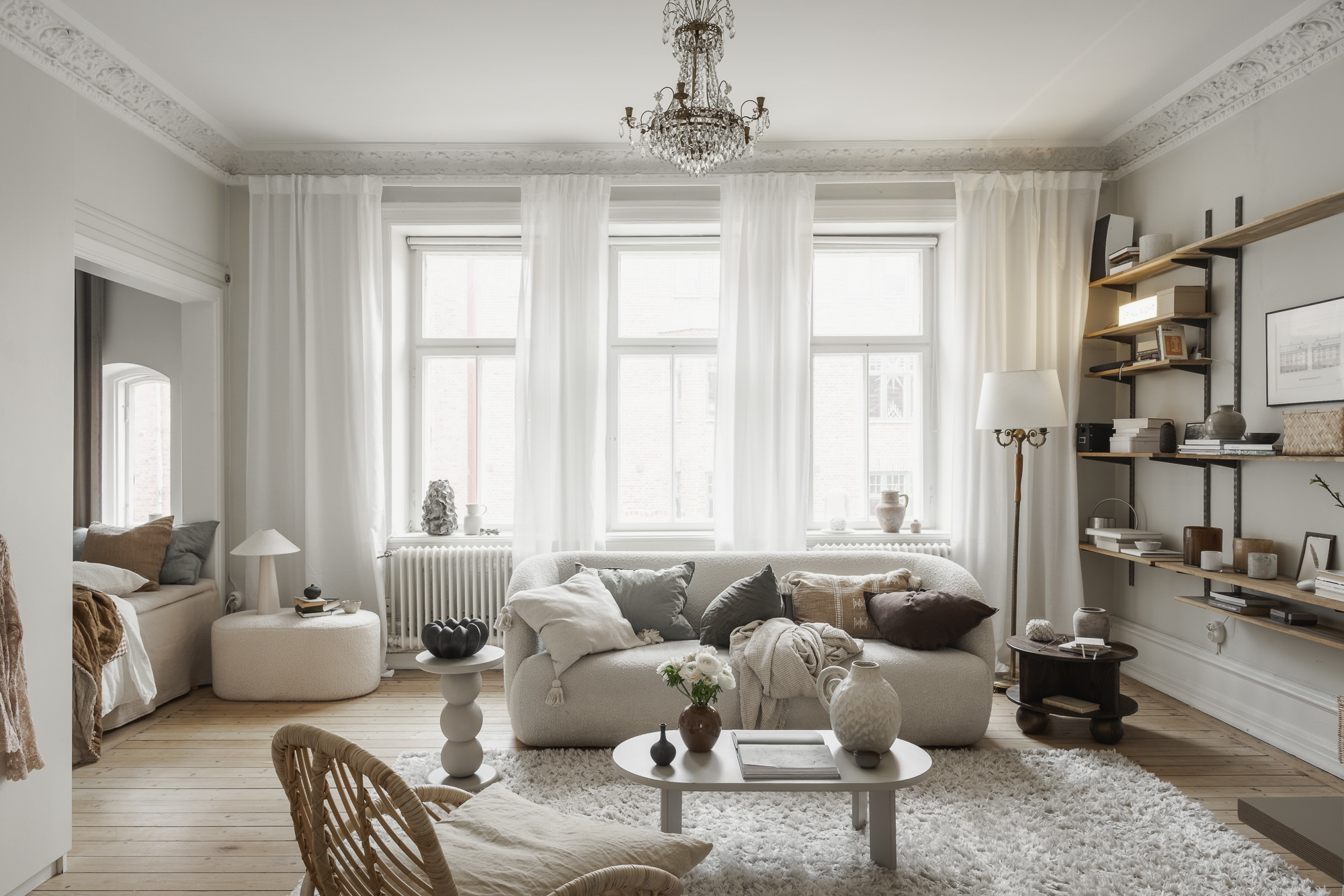 salon deux-pièces de 51m2 décoration scandinave salon deux-pièces de 51m2 décoration scandinave