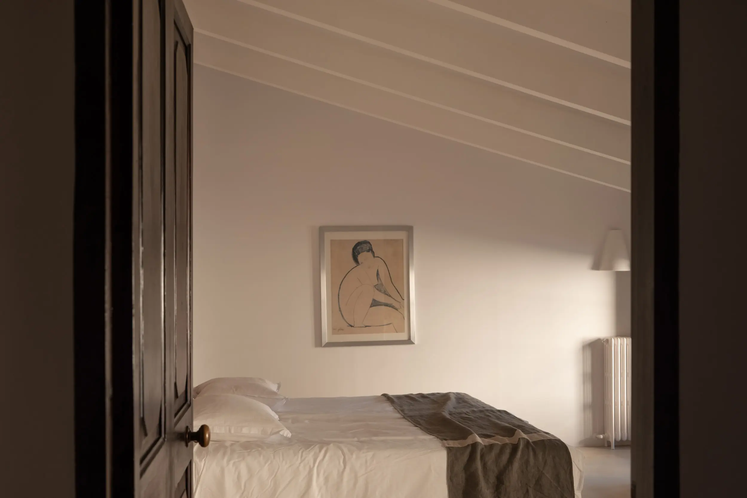 chambre avec poutres blanches chambre avec poutres blanches