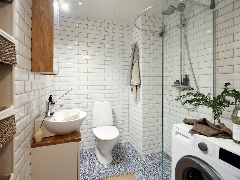 salle de bain bleue et blanche salle de bain bleue et blanche