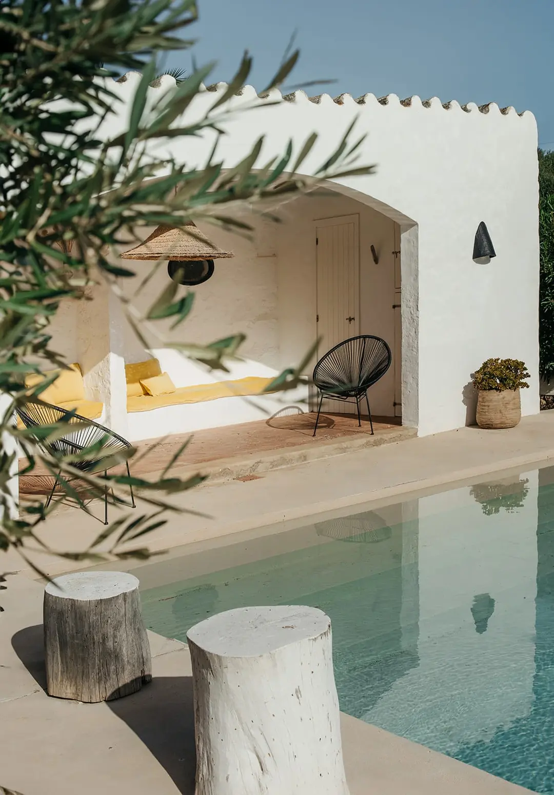 piscine avec pool house maison Minorque piscine avec pool house maison Minorque