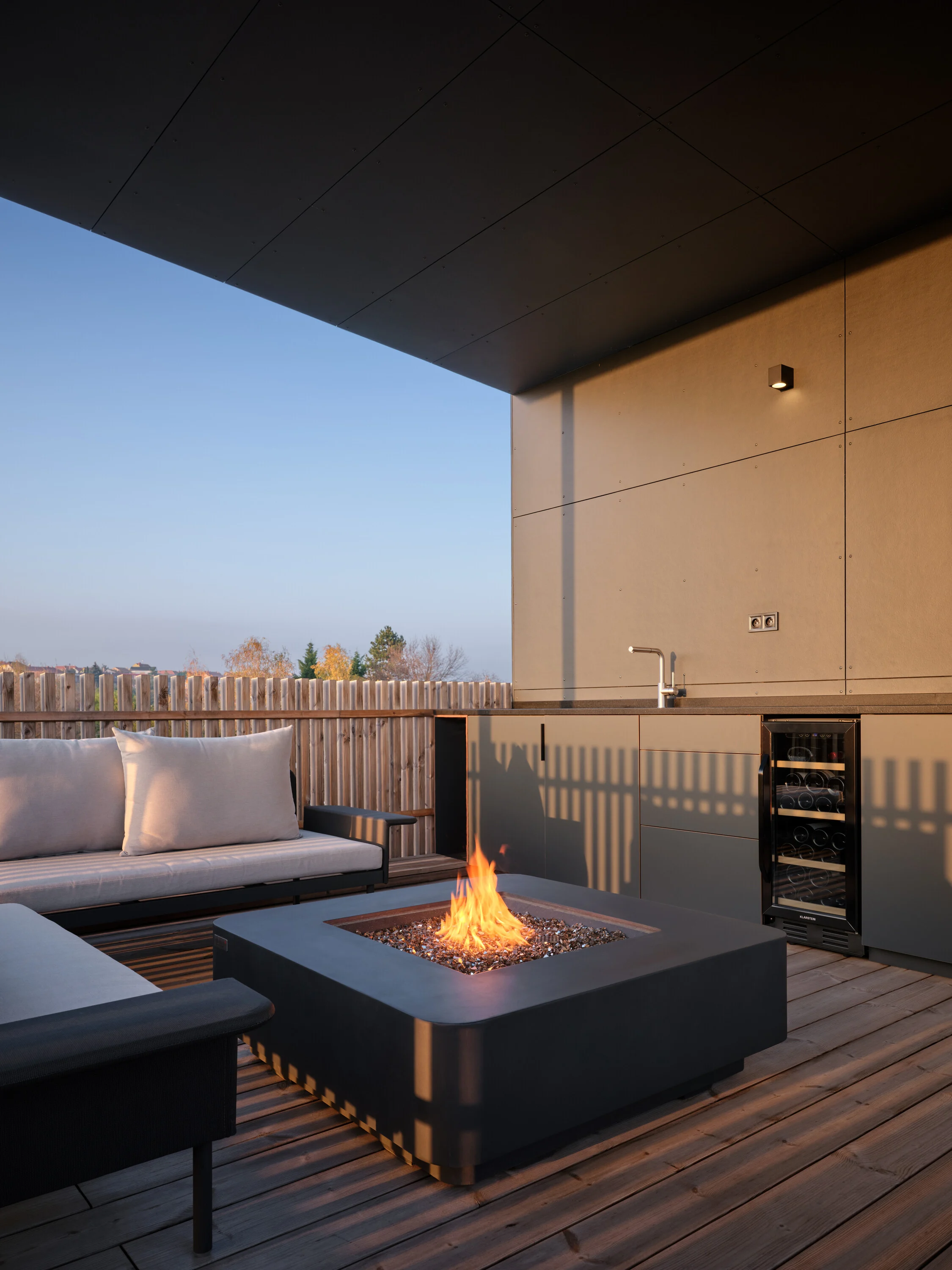 cuisine d cuisine d'été maison modulaire en bois