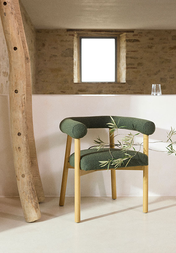 fauteuil vert maisons du monde nouvelle collection 2025 Fira printemps/été fauteuil vert maisons du monde nouvelle collection 2025 Fira printemps/été