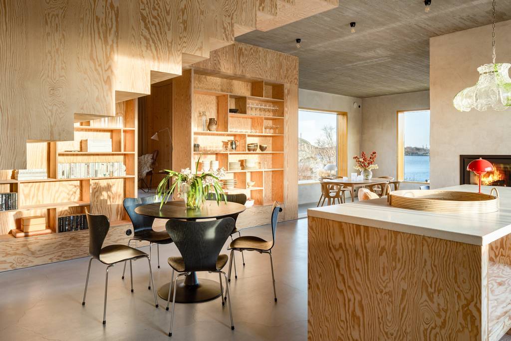 salle à manger et cuisine ouverte maison en bois salle à manger et cuisine ouverte maison en bois