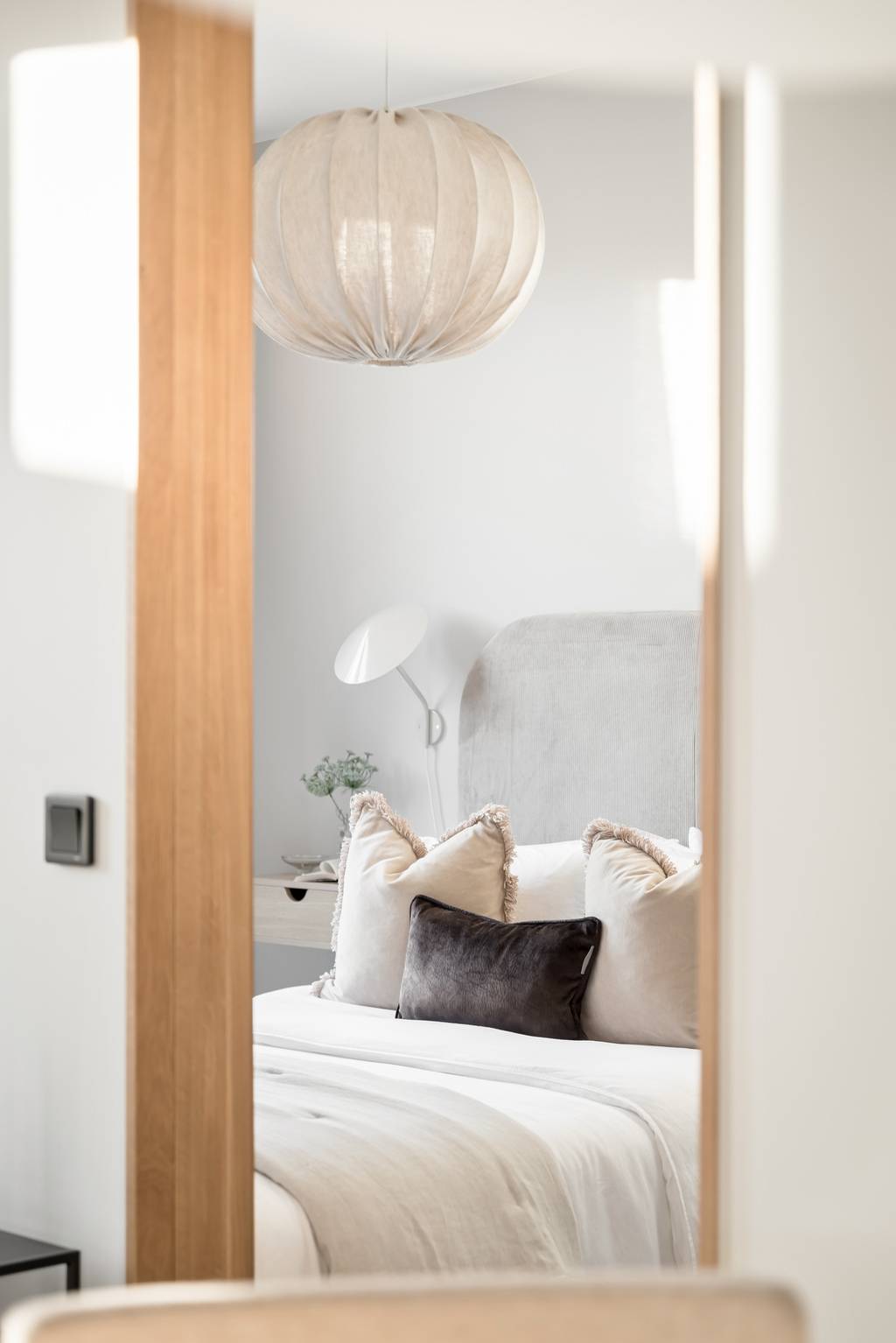 chambre avec portes coulissantes